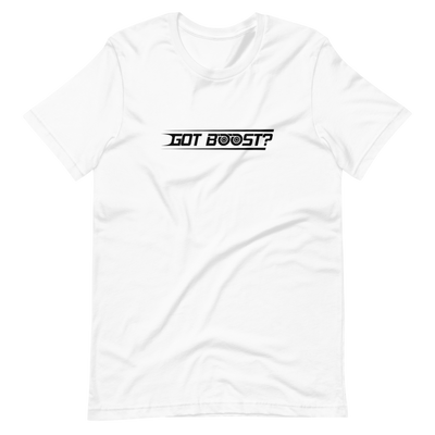 Get Boosted White Tee