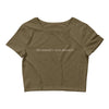 Jenna Lee 'My Anxiety Has Anxiety' Olive Crop Top
